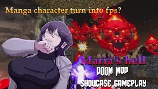 Marias hell  Yttrium  DOOM Mod showcase gameplay [upl. by Narcho]