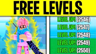 How to Get LEVEL 2550 in ONE WEEK in Blox Fruits For Free  Roblox Blox Fruits [upl. by Pickering744]