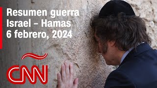 Resumen en video de la guerra Israel  Hamas noticias del 6 de febrero de 2024 [upl. by Ande]