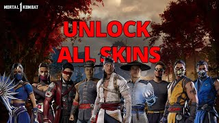 Unlock ALL SKINS Mortal Kombat 1 [upl. by Andromede93]