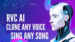 Use AI To Clone Any Voice amp Sing Any Song  RVC WEBUI TUTORIAL [upl. by Ayk735]