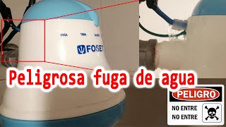 Regadera eléctrica con peligr0sa fuga de agua reparación [upl. by Gerianna864]