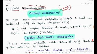 BACTERIAL TAXONOMY PART 1 [upl. by Aip]