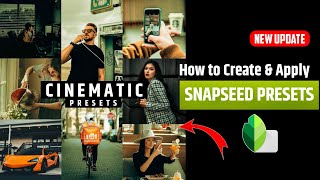 How to use presets in snapseed  cinematic effect  snapseed photo editing [upl. by Jillane]