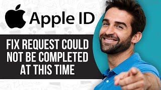 Your Request Could Not Be Completed at This Time Apple ID Problem Solved [upl. by Aihsemot]