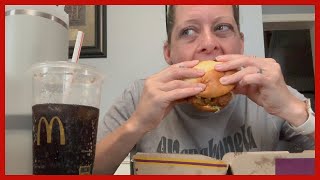 MCDONALDS NEW CAJUN BACON RANCH CRISPY CHICKEN SANDWICH MUKBANG  Angies Life [upl. by Bryant]