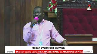 MCF Friday Overnight Service With Pastor Tom Mugerwa 19072024 [upl. by Plerre]