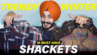 10 FASHIONABLE Shackets MUST Buy this Winter🔥🔥  SUPER STYLISH SHACKETS🔥 Winter Essentials 2023 [upl. by Hambley]