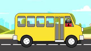 The Wheels on the Bus with Henry the Hoover  Fun and Musical Cartoon for Kidsquot [upl. by Assenov]