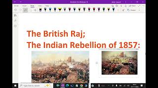 The British Raj    The Indian Rebellion Sepoy mutiny1857   112 sepoymutiny upsc ias [upl. by Aidyn]