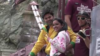 Couple Bungee Jump  Ganesh amp Nisha Bungee Jump at Kawarau Bridge  New Zealand [upl. by Suitangi]