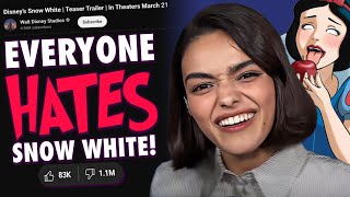 Snow White Trailer Makes HISTORY One Million Dislikes TERRIFIES Disney and Theater Owners [upl. by Trevorr765]