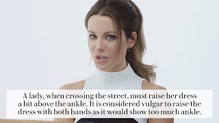 Kate Beckinsale on How to Get a Guy in the 1800’s  Vanity Fair [upl. by Klos]