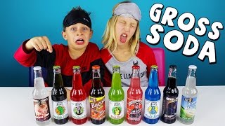 GROSS SODA CHALLENGE  GamerGirl  RonaldOMG [upl. by Joliet41]