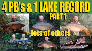 PART 1 FENLAND FISHERIES WILLOW LAKE SOCIAL  PB’s and lake record  carp fishing [upl. by Josee]