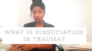 What Is Dissociation and Depersonalization In Trauma Psychotherapy Crash Course [upl. by Atikihs839]