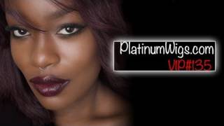 Review PlatinumWigscom 99j Red Yaki Hair [upl. by Nhguavaj]