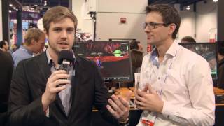 Tobii Eye Tracking by Steelseries  CES 2014 [upl. by Turmel]