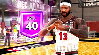 NBA 2K22  HITTING LEVEL 40 on NEXT GEN Rec Center Season 1 Gameplay [upl. by Samled657]