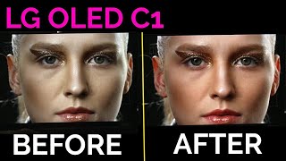 LG C1 Before And After Proper Settings [upl. by Gwyn]