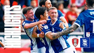 HIGHLIGHTS  Rotherham United 02 Birmingham City  Iwata amp Stansfield extend the UNBEATEN run 🤩 [upl. by Grimonia]