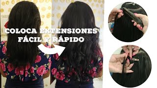 Como poner extensiones de keratina paso a paso  Lilyymakeuup [upl. by Leiso]