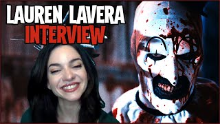 TERRIFIER 3 Lauren LaVera Interview [upl. by Atinus582]