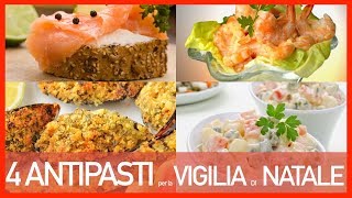 4 Antipasti per la Vigilia di Natale [upl. by Itsyrc]