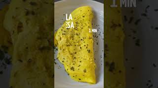 🥚 TORTILLA FRANCESA en 1 minuto al microondas Súper rápida fácil y sabrosa [upl. by Margret]