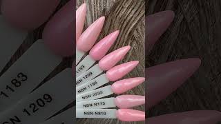 Jasno różowe Pudry Tytanowe Manicure Tytanowy NSN New Style of Nails paznokcie nails nailstyle [upl. by Nalehp]