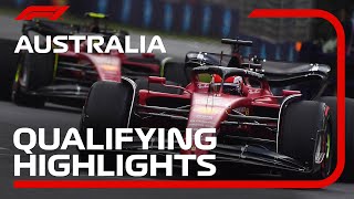 Qualifying Highlights  2022 Australian Grand Prix [upl. by Mcquillin]