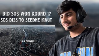 SOS  BLACKBALL Reaction  Diss to Seedhe Maut [upl. by Iohk100]