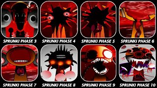 Phase 3 VS Phase 4 VS Phase 5 VS Phase 6 VS Phase 7 VS Phase 8 VS Phases 910 in Incredibox Sprunki [upl. by Busch]