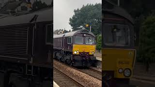 Royal Scotsman class 66746 passes Broughty ferry with a loud 2 tone [upl. by Aiym156]