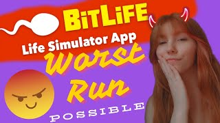 Picking the worst decisions in BitLife [upl. by Ibbob]