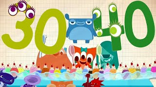 Fun Preschool Learning with Endless Numbers 30 to 40 [upl. by Cone]