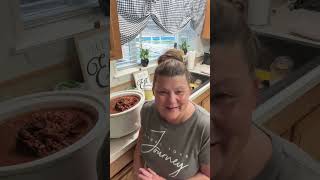 Crockpot Pinto Beans cooking [upl. by Lishe]