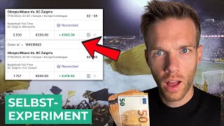 1 Monat Sportwetten mit 500 € Startkapital  Selbstexperiment [upl. by Modern]