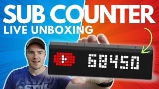 Live LaMetric YouTube Subscriber Counter Unboxing and Installation [upl. by Nnyltiak770]