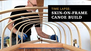 Skinonframe canoe build time lapse [upl. by Emery]