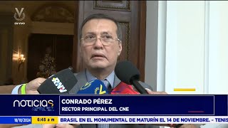 AN designó a Conrado Pérez como nuevo rector principal del CNE  18 de octubre de 2024 [upl. by Anniala277]