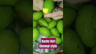 kacche Keri Chennai style 🤪🥭l shortsmango fruit foodie recipe trendingshorts viral food [upl. by Oneil]