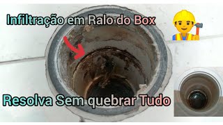 Acabe com infiltrações em seu Banheiro 👷 Restauração de Ralo sem trocar Piso DIY [upl. by Jaban119]