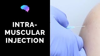 Intramuscular IM injection  OSCE Guide  UKMLA  CPSA [upl. by Irb]