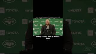 Fired Jets GM Joe Douglas says goodbye to franchise nyjets nfl [upl. by Tilford]