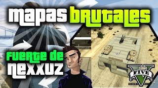 GTA V Online  3 Mapas Brutales  Fuerte de Nexxuz  Drifting extremo  Salto final [upl. by Toombs41]