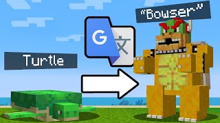 I google translated minecraft mobs 1000000 times [upl. by Mcnully]