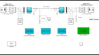 HVDC 12 Pulse Transmission System using MATLAB SIMULINK [upl. by Lloyd]