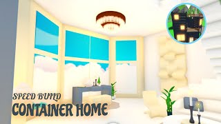 Adopt me CONTAINER HOME SPEED BUILD ✨ MODERN LUXURIOUS PART 1✨ ROBLOX Adopt me [upl. by Eleanora905]