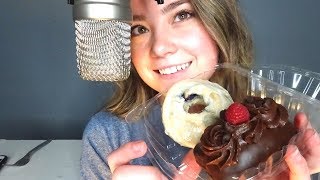 ASMR EATING DESSERTS FOR TINGLES Up Close Mouth Sounds Quiet Whispering [upl. by Anaic]